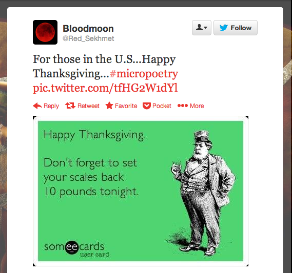 Thanksgiving tweets
