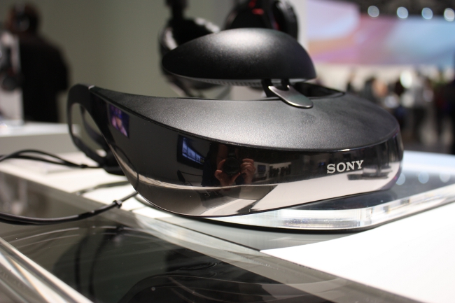 Sony HMZ-T3W head-mounted 3D display