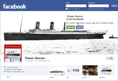 Titanic Facebook