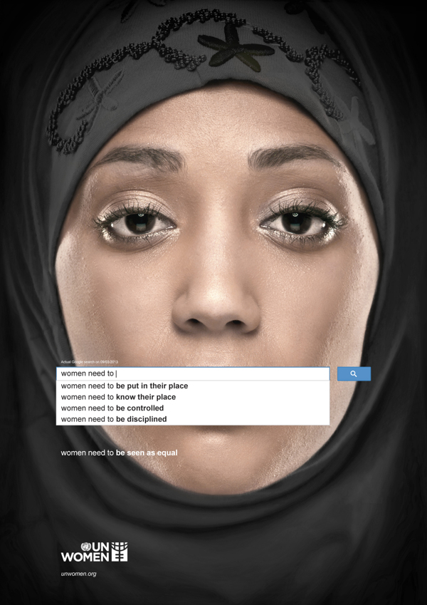 UN Women Google search ads