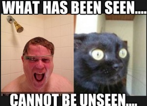 Robert Scoble wears Google Glass in the shower meme