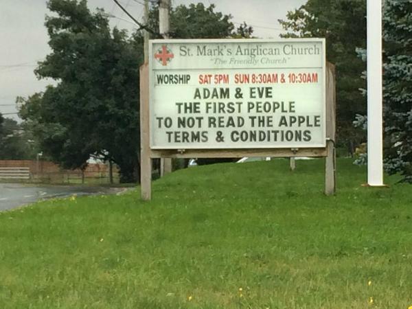 Apple terms and conditions