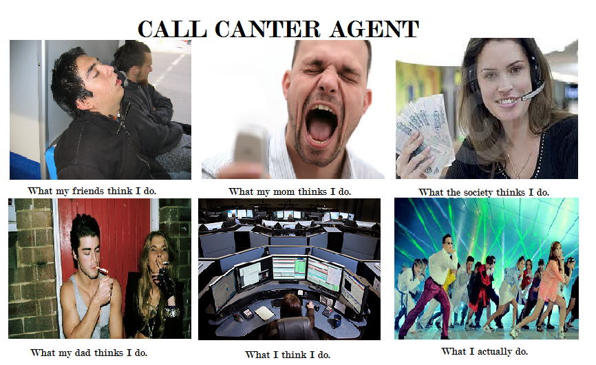 Call centre agent meme