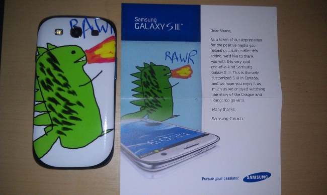 Fan's custom Samsung Galaxy S III