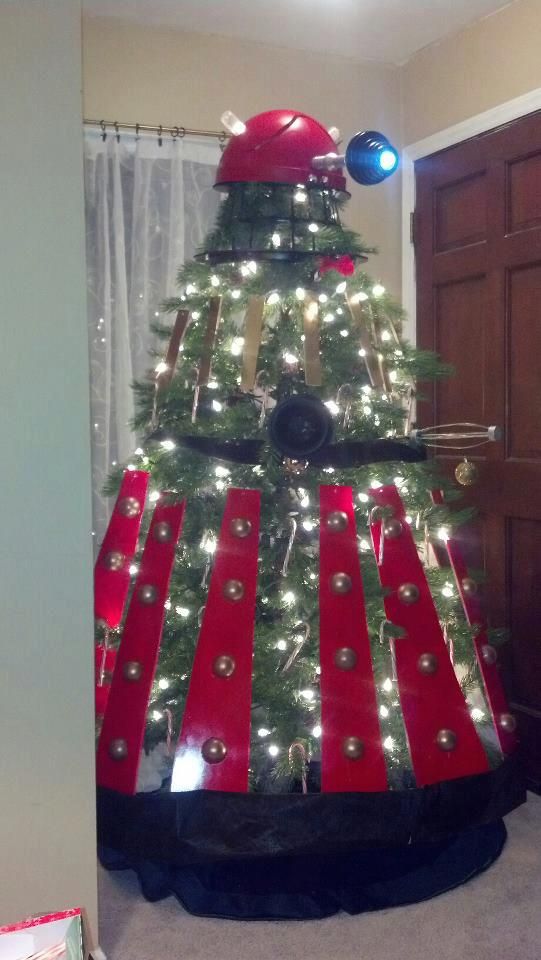Dr Who Dalek Christmas tree