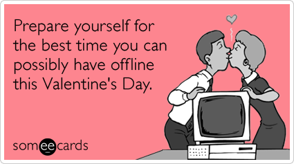 Valentine's Day e-cards by someecards.com
