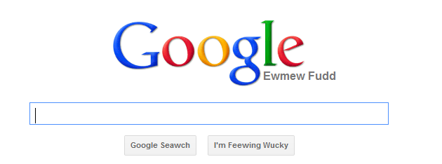 Google Elmer Fudd