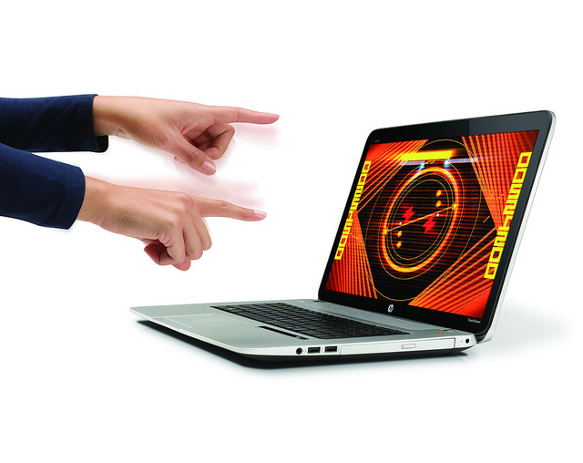 HP Envy17 notebook with Leap Motion