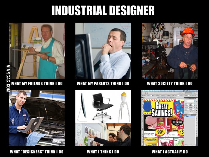 Industrial designer meme