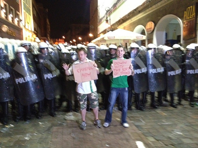 Down with this sort of thing, Poznan