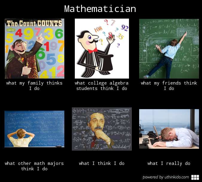 Mathematician meme