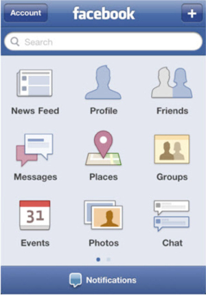Facebook mobile (old)