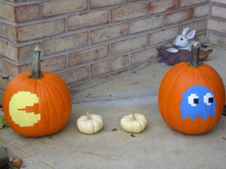 Pac-Man pumpkin