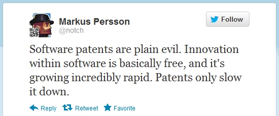 Markus Persson tweet