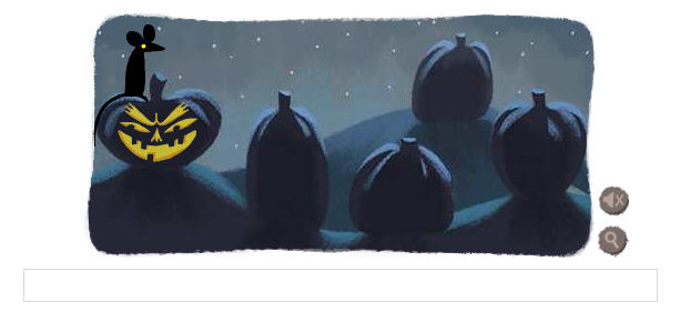 Google Doodle for Halloween