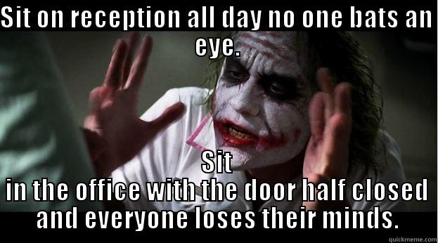 Receptionist meme