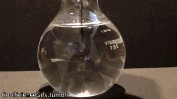 Hot ice experiment GIF