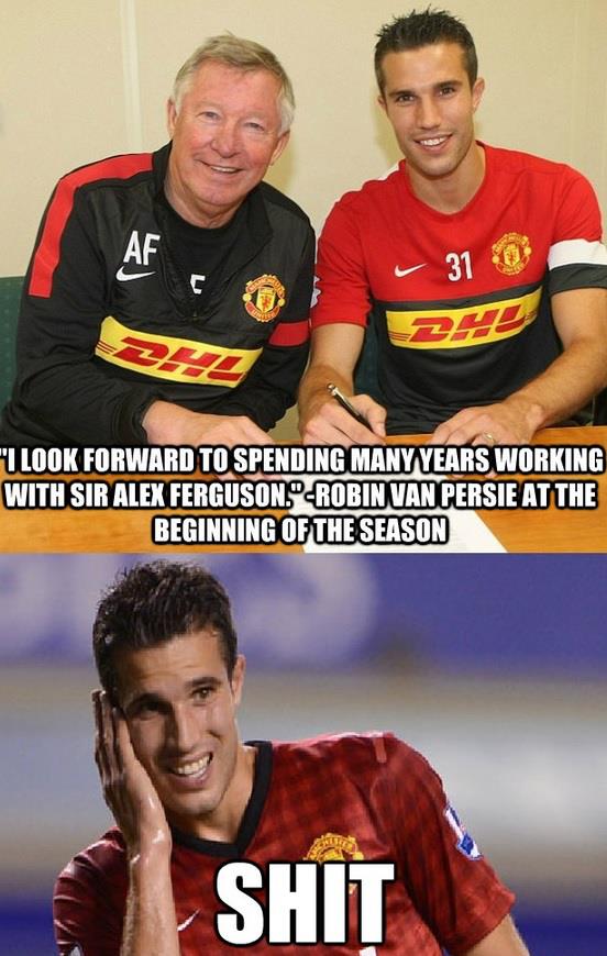 Sir Alex Ferguson retires meme