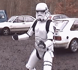 Stormtrooper dancing gif