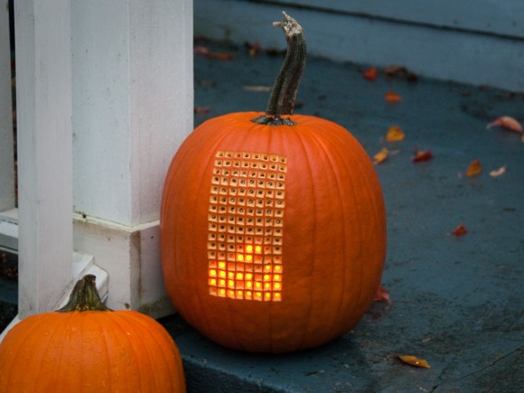 Tetris pumpkin