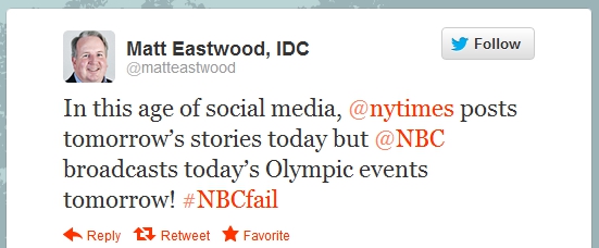 NBCOlympics tweet