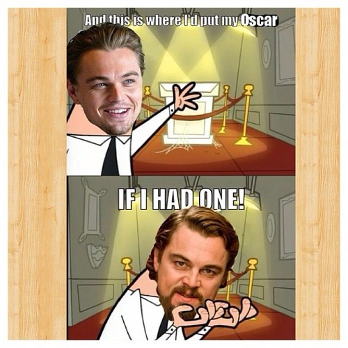 Leonardo DiCaprio Oscar meme