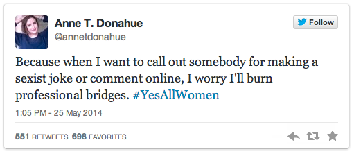 YesAllWomen tweets