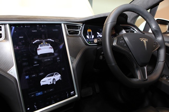 Tesla interior
