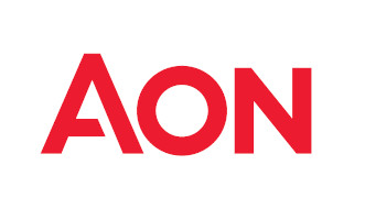 A red Aon logo against a white background.