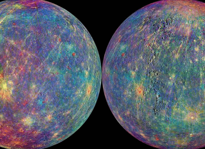 MESSENGER image of Mercury's surface