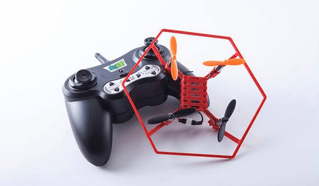 SkyBot drone with controller