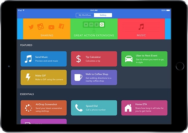 Best apps for iOS: Workflow