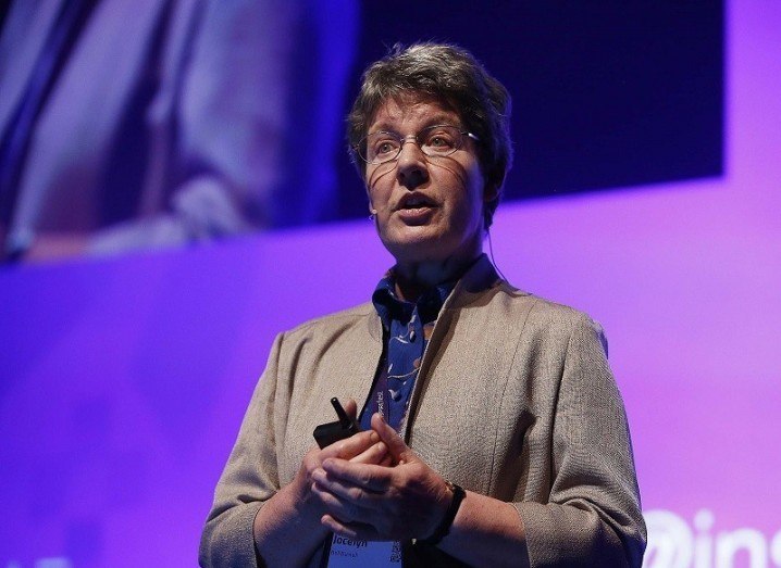 Dame Jocelyn Bell Burnell speaking at Inspirefest 2015