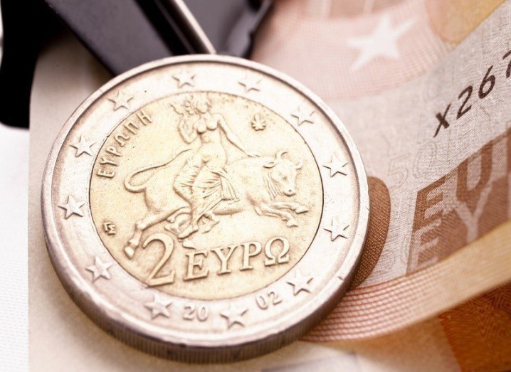 Greek euro coin