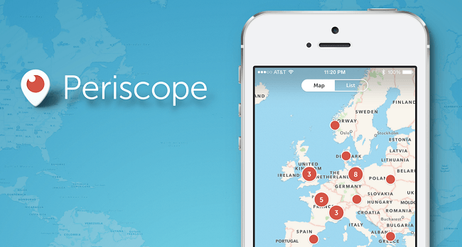Periscope world map