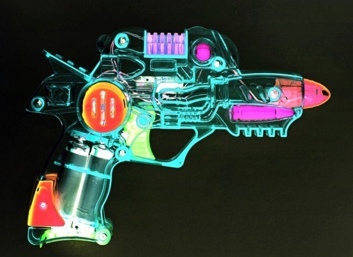 Retro laser gun