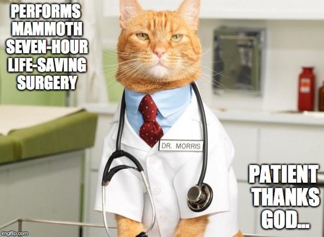 Doctor memes Patient thanks god