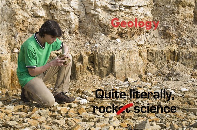Geology memes rocket science