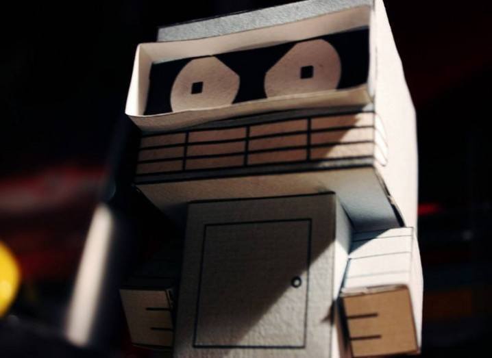 Angry Bender robot