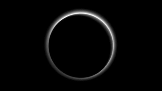 Pluto atmosphere haze