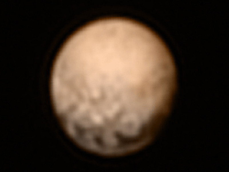 Colour image of Pluto