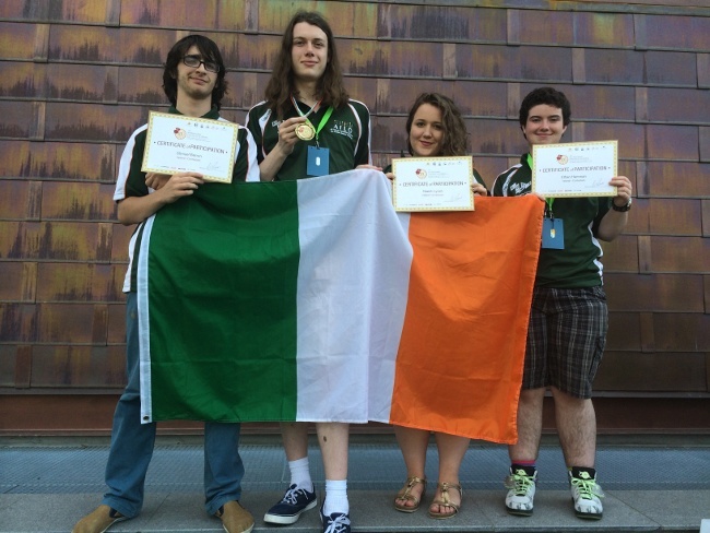 Irish delegates for the 2015 International Linguistics Olympiad