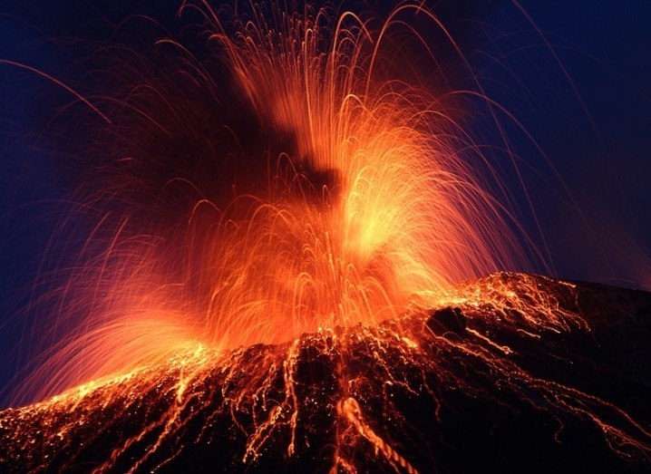 Volcano eruption - Australia volcano
