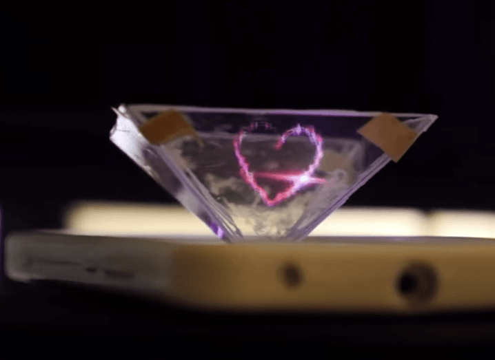 Smartphone Into A Hologram Projector