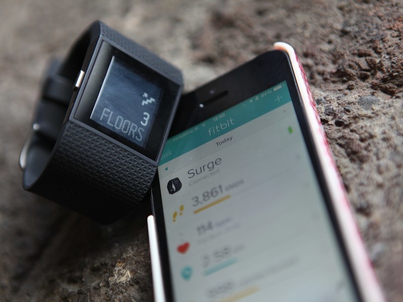 Fitbit Surge wearable tracking