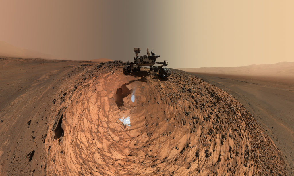 Mars Curiosity Rover Martian Selfie