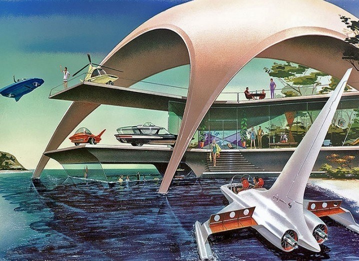 Autonomous cars 1950s