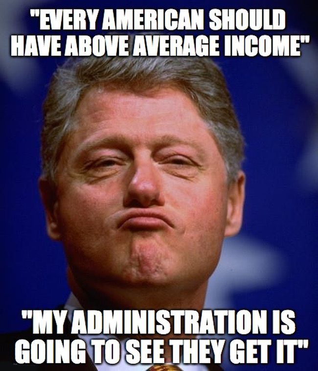 Statistician memes Bill Clinton