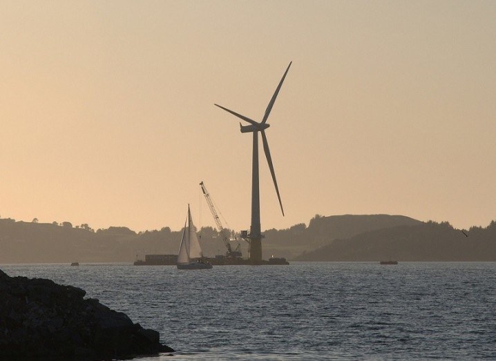 Floating wind farm
