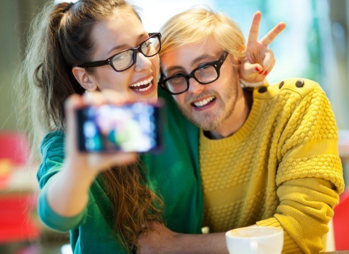 Instagram Husband: couple takes artistic selfie